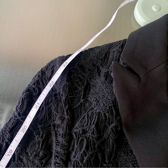🔥 RAG & BONE . Lace Detailed Tuxedo style Black Blazer. 🔥Size 2 … GORGEOUS! 🔥 - Picture 16 of 17